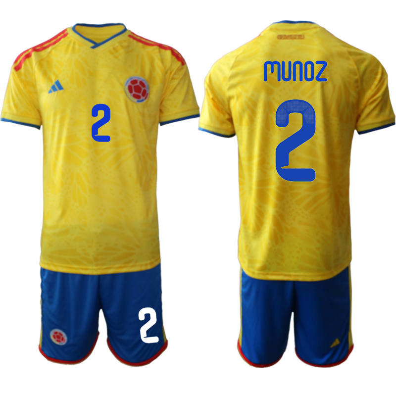 Men colombia home #11 style 2026 World Cup Soccer jersey-0
